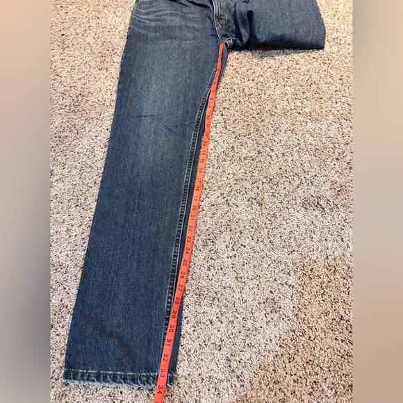 Mens Lee Relaxed Bootcut Blue Denim Jeans 34 x 34 Medium Wash - Picture 5 of 7